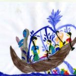 Gőri Rádhá-lílá: Krisna a csónakos